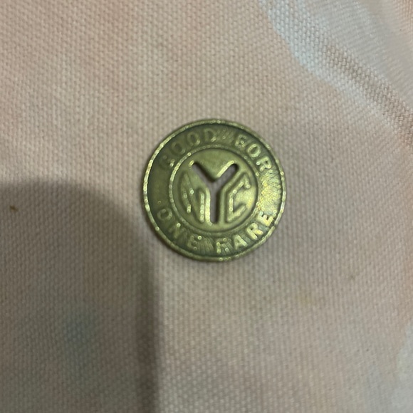 Vintage Good For One Fare New York Authority Token - Picture 3 of 8